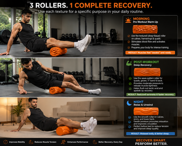 The Ultimate Recovery Routine: Why the Zelevos 3-Texture Recovery Roller is Changing Muscle Recovery Forever